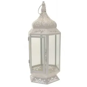 Linterna decorativa marroquí Color personalizado hecho a mano diseñador portavelas Venta caliente lujo Ramadán decoración linterna