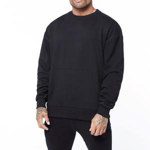 Sweat-shirt décontracté à manches longues pour hommes de meilleure qualité hiver chaud couleur unie pull nouveau Style Streetwear teint uni - Product Image 6