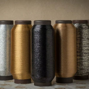 Hilo de Bordado Metálico Dorado de Poliéster, Alta Resistencia, Antibacteriano, 150D/3, para Uso Textil en el Hogar, Diámetro Personalizado - Product Image 1