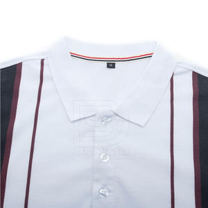 Prix de gros T-shirts polo T-shirts polo légers pour hommes 2025 T-shirts polo pour hommes avec logo personnalisé - Product Image 3