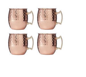 Prix de gros Tasse en cuivre pur avec poignée en cuivre Tasses en cuivre massif idéales pour les articles cadeaux et pour boire d'une qualité incroyable - Product Image 5