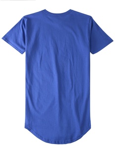 Camisetas de calle teñidas de color sólido de corte holgado para hombre, cuello redondo, longitud regular, 100% algodón, estambre B2B - Product Image 4