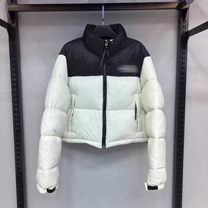 Veste bomber pour femme, nouvelle collection 2025, vente en gros, vêtements de créateur, chaude, noire, manches longues, col montant, imperméable, marque de mode - Product Image 3