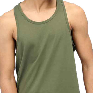 Nouvelle arrivée du fabricant Taille XL Qualité supérieure 100% Coton Maillots de sport Style décontracté Couleur unie Débardeurs pour hommes Raisonnable - Product Image 3