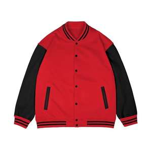 Veste universitaire personnalisée pour homme avec col montant et motif lettres - Product Image 2