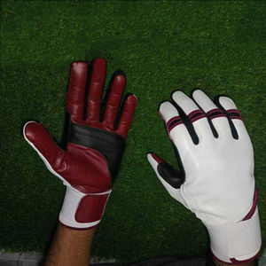 Custom New Arrival Customized Leather Baseball <b>Batting</b> Gloves Reinforced Palm Durable Lightweight Eco-Friendly Custom Logo - Product Image 1