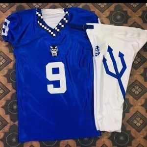 Uniformes de football américain de haute qualité maille à séchage rapide avec logo personnalisé broderie d'impression par sublimation en gros du Pakistan - Product Image 1