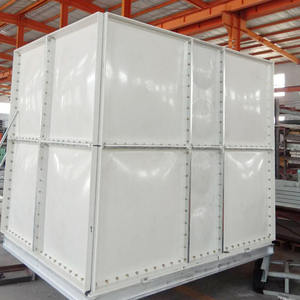 Tanque de Agua Rectangular de FRP/GRP Personalizado de Fábrica, Tanque de Almacenamiento de Agua Modular para Agua Potable, Resistente a la Corrosión, Subterráneo - Product Image 1