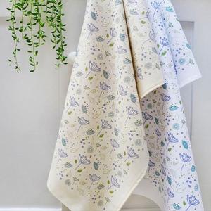 Multi-functional Printed cotton household kitchen dishcloth thickened Multi purpose Microfiber Strong absorbent Factory Supply - Product Image 1