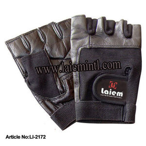 Guantes de fitness de cuero ligeros de primera calidad 2024 Impresión de logotipo personalizado para deportes de gimnasio-Levantamiento de pesas Ciclismo - Product Image 2