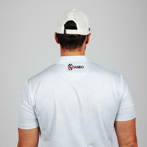 Premium hombres 100% poliéster Golf para Polo patrón sólido diseño de camuflaje fresco camisa de entrenamiento de punto para Fitness - Product Image 5