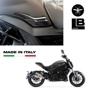 Protezioni Laterali Serbatoio in Gel 3D Compatibili con Moto BENELLI 502 C, Copertura Protettiva per Serbatoio - Product Image 2