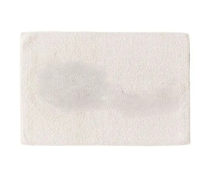 Alfombra de Baño Rectangular Minimalista de TPE, Color Sólido, Antideslizante, con Base de Goma, Tejida, para Ducha, Color Beige Sólido - Product Image 2