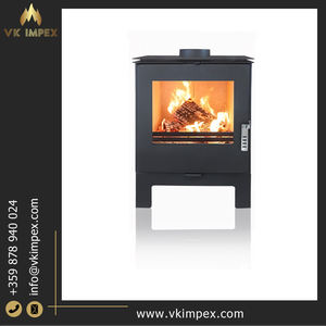 Cheminées en acier d'intérieur Offre Spéciale Design moderne unique avec une capacité de 100 à 120 m3 Excellente qualité à combustion au bois Prix compétitif - Product Image 3