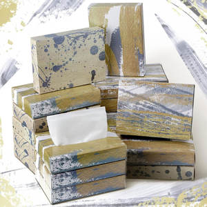 Petites boîtes à mouchoirs Floral Design Oem Print Your Design Parfait pour les fêtes de vacances en voiture Salles de bains Bureaux Maison Lumineux Coloré - Product Image 1