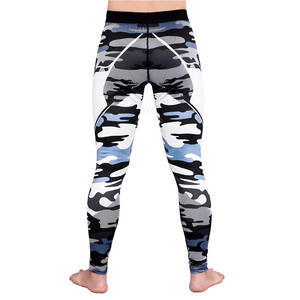 Nouvelle arrivée de pantalons de yoga personnalisés collants de gymnastique souples leggings à poches pour hommes - Product Image 6