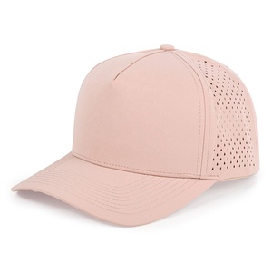 Gorra de Béisbol de Cinco Paneles para Verano, Unisex, 100% Poliéster, Malla de Secado Rápido, Gorra Trucker Perforada y Transpirable con Diseño de Parches - Product Image 5
