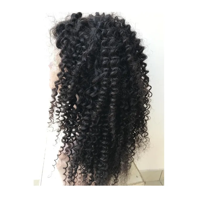 Experts in Selling Best Grade Best Quality Deep Curly Frontal Human Hair Wigs Available from Indian Human Hair Supplier