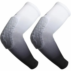 Oem Basketball <b>Compression</b> <b>Arm</b> Guards Sports Armguards Wrist <b>Arm</b> Protector Football Cycling Honeycomb Anti Collision Elbow Pads - Product Image 5