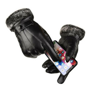 Gants en peau de mouton véritable pour femmes Gants en cuir super doux de haute qualité Gants en cuir de mode durables noirs les plus populaires - Product Image 3