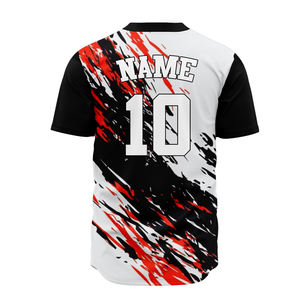 เสื้อเบสบอลซอฟต์บอลคุณภาพสูง ระบายอากาศได้ดี ชุดกีฬาทุกประเภท รับสกรีนโลโก้ตามสั่ง เสื้อซับลิเมชั่นไซส์ใหญ่ เสื้อซอฟต์เชล - Product Image 2