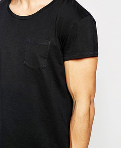 T-shirt de sport respirant 100 % coton pour hommes, personnalisable avec logo OEM, vente en gros - Product Image 3