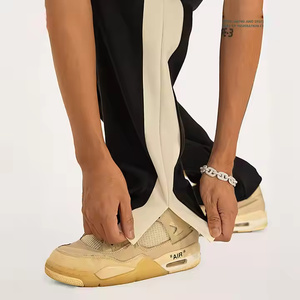 Pantalon de survêtement décontracté pour homme en coton premium, style streetwear, nouvelle couleur personnalisée, long, tendance, anti-plis, avec fermeture éclair et multi-poches - Product Image 4