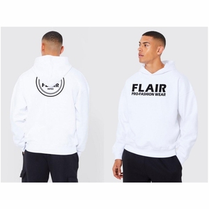 เสื้อมีฮู้ดแบบสวมหัวของผู้ชายผ้าคอตตอนออร์แกนิก100% โอเวอร์ไซส์ลายปักลูกปัดสำหรับฤดูหนาว - Product Image 1