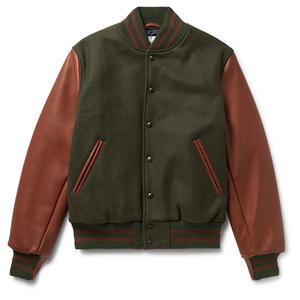 Chaqueta universitaria de béisbol resistente al agua OEM con logotipo personalizado, ropa de calle, bombardero, chaqueta deportiva de invierno para exteriores para hombres - Product Image 1