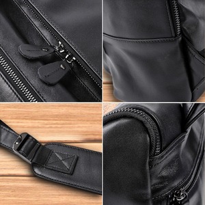 Unisex หนังแท้เรียบง่าย bapa กีฬา Duffle กระเป๋าเดินทางแล็ปท็อปคุณลักษณะที่กำหนดเองโลโก้ของขวัญที่ดีเพื่อนสไตล์วินเทจ - Product Image 3