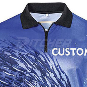 New Arrival Men's Fishing Quarter-<b>Zip</b> <b>Shirt</b> Printed 100% Polyester Quick Dry Breathable UPF 50 Eco Friendly Lightweight Outdoor - Product Image 3