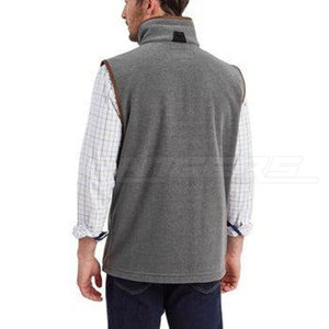 <b>Top</b> Selling Custom Logo <b>Men</b> Polar Fleece Vest <b>Thermal</b> Heated Winter Outdoor Fleece Vest - Product Image 3