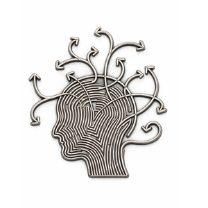 Épingles en émail métallique personnalisées avec logo, meilleur cadeau pour la psychothérapie, la guérison, l'hôpital mental, TDAH - Product Image 5