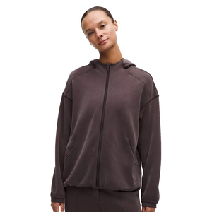 Sweat à capuche personnalisé pour femmes, streetwear, fermeture éclair, vêtements d'hiver, logo personnalisé, facile à porter, élégant, confortable, mode de sport, polaire épais - Product Image 1