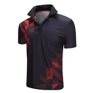 Polo de golf en coton pour homme, vente chaude, logo brodé, manches courtes, polo décontracté, vêtements de sport pour les activités de plein air en été - Product Image 2