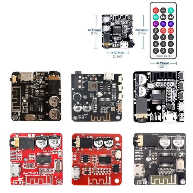 VHM-314 BT Audio Receiver Board BT 5.0 Module MP3 Lossless Decoder Board Wireless Stereo Music DIY Electronic Kit