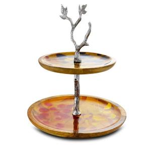Soporte de pastel redondo de mármol de lujo, herramienta de decoración de pastel de Metal de estilo Ins para fiestas de cumpleaños, restaurante, uso de Hotel - Product Image 3