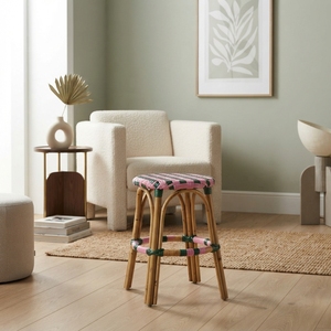 Silla Infantil de Ratán Hecha a Mano, Mimbre Natural, para Cuarto de Juegos, Linda, Ligera, Portátil, Plegable, para Interiores y Exteriores, Muebles Infantiles - Product Image 3