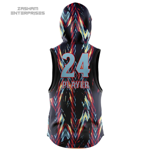 Conjuntos de Uniformes de Fútbol para Adultos 7v7, Camisetas Transpirables Estampadas con Bandera Estadounidense, Logotipo Personalizado, Traje de Equipo sin Mangas, 100% Poliéster - Product Image 4