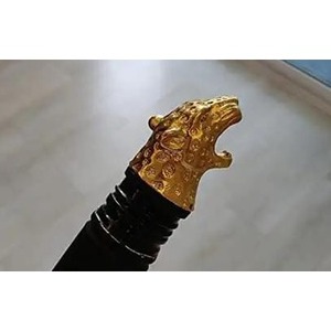 Top Selling Great Animal Gold Leopard Head Wine <b>Oil</b> <b>Pourer</b> and Wine <b>Pourer</b> and <b>Oil</b> <b>Pourer</b> - Product Image 3