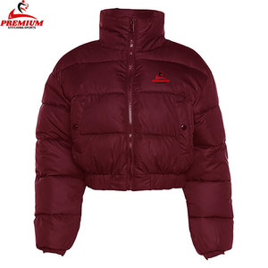 Stylish Puffer Jacket Women Crop Style <b>Warm</b> Puffer Jacket for Daily Wear - Product Image 1