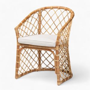 High Quality Natural <b>Rattan</b> <b>Chair</b> Lounge <b>Chair</b> Modern Design Outdoor a Living Room Bedroom Restaurant Use - Product Image 1