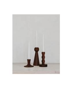 Meilleur bougeoir en bois Finition naturelle unique Écologique Durable Fait à la main Pièce maîtresse de Noël Pâques pour la décoration intérieure moderne - Product Image 3