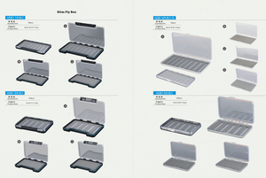 Boîte de pêche à la <span class=keywords><strong>mouche</strong></span> transparente à double face en plastique ABS pour nymphes et banderoles - Product Image 5