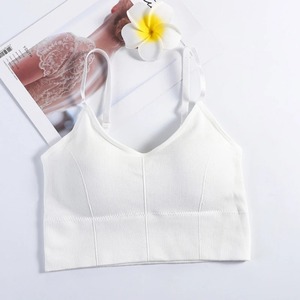 Soutien-gorge de sport de fitness doux pour femmes, haut de gymnastique, sous-vêtements de yoga, dos croisé, entraînement athlétique serré avec coussin de poitrine - Product Image 6