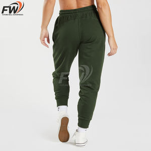 Pantalones deportivos personalizados de otoño/invierno, suaves, de forro polar, cálidos, holgados, para mujer, pantalones de chándal de algodón, pantalones jogger de pierna ancha para mujer - Product Image 6
