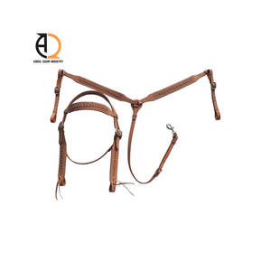 Harnais équestres réglables pour l'extérieur, personnalisation acceptée, bride en cuir pour chevaux - Product Image 4