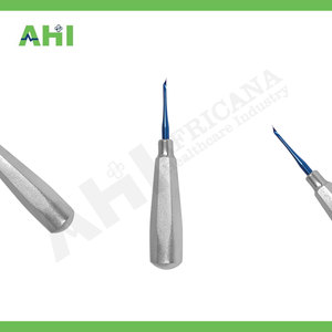 เครื่องมือถอนฟันแบบหมุน ทำจากสแตนเลส พร้อมปลายสีน้ำเงิน ได้รับการรับรองมาตรฐาน CE ระดับ I - Product Image 5