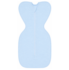 Gigoteuse de luxe Hippo Baby bleu ciel 100% coton premium ultra doux et respirant pour nouveau-né - Product Image 1