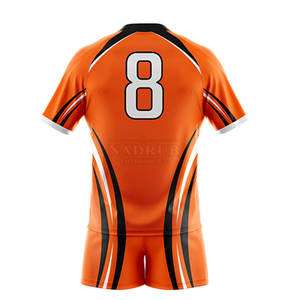 Uniforme de rugby léger en polyester 100%, tenue d'équipe de qualité supérieure, uniforme de rugby à séchage rapide - Product Image 2